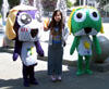 Luna with Keroro and Tamama