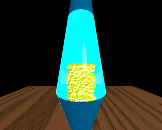 Sample rendering of the lava lamp.